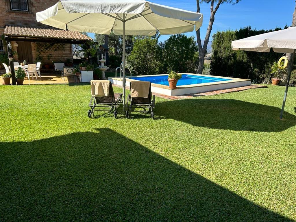 Casa Rural Cupiana Piscina privada Málaga Esterno foto